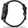 Часы GARMIN VENU SLATE STAINLESS STEEL BEZEL WITH BLACK CASE AND SILICONE BAND 10529